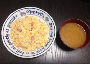 チーハン＆お味噌汁