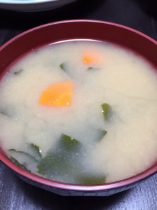 えのき氷入りみそ汁